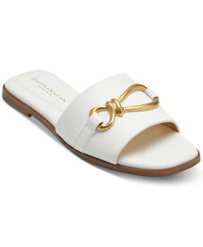 【送料無料】 ダナキャラン レディース サンダル シューズ Haylen Hardware Slide Sandals Bright White