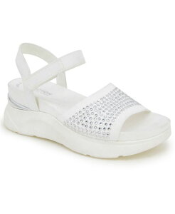 �P�l�X�R�[�� ���f�B�[�X �V���[�Y �T���_�� Kenneth Cole Reaction Women's Hera Sandals White Jewel �z���C�g