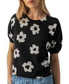 【送料無料】 サンクチュアリー レディース ニット・セーター アウター Women's Sunny Days Short-Sleeve Sweater Flower Pop