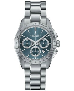 yz n~g Y rv ANZT[ Men's Swiss Automatic Chronograph Jazzmaster Performer Stainless Steel Bracelet Watch 42mm No Color