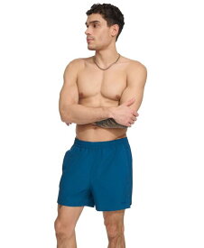 【送料無料】 ダナ キャラン ニューヨーク メンズ ハーフパンツ・ショーツ 水着 Men's Stretch Hybrid 5" Volley Shorts Poseidon
