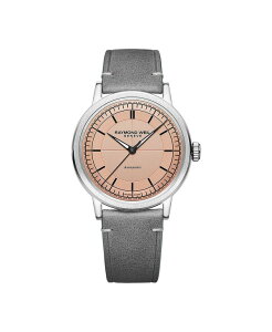 yz Ch EB Y rv ANZT[ Men's Swiss Automatic Millesime Gray Leather Strap Watch 40mm No Color