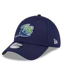 �j���[�G�� �����Y �A�N�Z�T���[ �X�q New Era Men's Navy Tampa Bay Rays 2024 Batting Practice 39THIRTY Flex Hat Navy �l�C�r�[