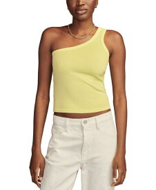 【送料無料】 ラッキーブランド レディース シャツ トップス Women's Asymmetric One Shoulder Sleeveless Top Lime Sherbet