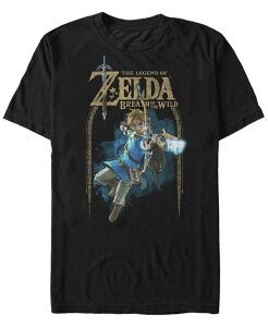 �t�B�t�X�T�� �����Y �g�b�v�X T�V���c Fifth Sun Nintendo Men's Legend of Zelda Bow And Arrow Short Sleeve T-Shirt Black �u���b�N