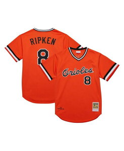 �~�b�`�F��&�l�X �����Y �g�b�v�X �V���c �W���[�W�[ Mitchell & Ness Mitchell Ness Men's Cal Ripken Jr. Orange Baltimore Orioles 2001 Cooperstown Collection Authentic Throwback Jersey Orange �I�����W