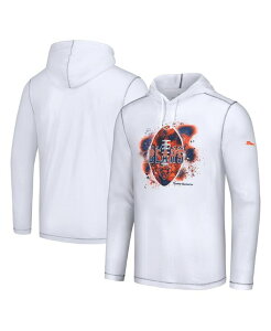 gb~[on} Y AE^[ p[J[EXEFbg _E p[J[ Tommy Bahama Men's White Chicago Bears Graffiti Touchdown Pullover Hoodie White zCg