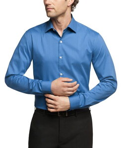 �P�l�X�R�[�� �����Y �g�b�v�X �V���c Kenneth Cole Reaction Men's Slim-Fit Flex Stretch Dress Shirt Blue Whale �u���[