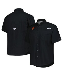 �R�����r�A �����Y �g�b�v�X �V���c �_�E�� Columbia Men's Black Baltimore Orioles Tamiami Omni-Shade Button-Down Shirt Black �u���b�N
