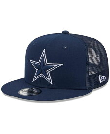 ニューエラ メンズ アクセサリー 帽子 New Era Men's Navy Dallas Cowboys Main Trucker 9FIFTY Snapback Hat Navy ネイビー