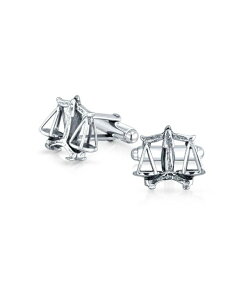 yz uO Y JtX{^ ANZT[ Attorney Legal Judge Lawyer Scales Of Justice Libra Shirt Cufflinks For Men Executive Gift Oxidized .925 Sterling Silver Bullet Hinge Back Silver