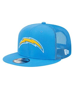 �j���[�G�� �����Y �A�N�Z�T���[ �X�q New Era Men's Powder Blue Los Angeles Chargers Main Trucker 9FIFTY Snapback Hat Powder Blue �u���[