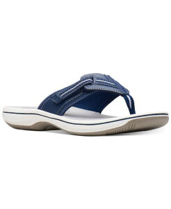 N[NX fB[X V[Y T_ Clarks Women's Cloudsteppers Brinkley Jazz Sandals Navy lCr[