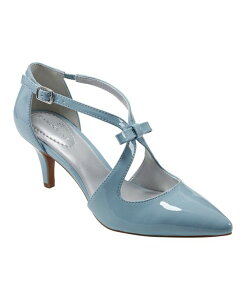 �o���h���[�m ���f�B�[�X �V���[�Y �p���v�X Bandolino Women's Zeffer Bow Detail Dress Pumps Light Blue Patent - Faux Patent Leather �u���[