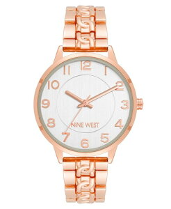 yz iCEFXg fB[X rv ANZT[ Women's Quartz Rose Gold-Tone Alloy Link with Chain Design Bracelet Watch 36.5mm Rose Gold-Tone