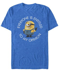 �t�B�t�X�T�� �����Y �g�b�v�X T�V���c �~�j �V���c Fifth Sun Minions Illumination Men's Despicable Me Entitled To My Opinion Short Sleeve T-Shirt Royal Heather �w�U�[