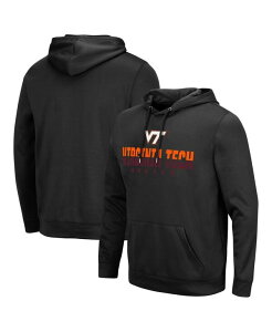 �R���V�A�� �����Y �A�E�^�[ �p�[�J�[�E�X�E�F�b�g �p�[�J�[ Colosseum Men's Black Virginia Tech Hokies Lantern Pullover Hoodie Black �u���b�N