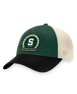 �g�b�v�I�u�U���[���h �����Y �A�N�Z�T���[ �X�q Top of the World Men's Green Michigan State Spartans Refined Trucker Adjustable Hat Green Black �u���b�N