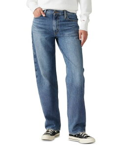���[�o�C�X ���f�B�[�X �{�g���X �f�j���p���c �R�b�g�� �W�[���Y Levi's Women's Mid Rise Cotton 94 Baggy Jeans Worn Memor