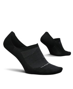 �t�B�[�`���[ �����Y �A���_�[�E�F�A �C�� Feetures Men's Elite Ultralight Invisible Socks - Anti-Slip Sport Sock Liner with Targeted Compression Black �u���b�N