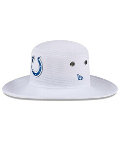 j[G Y ANZT[ Xq New Era Men's White Indianapolis Colts 2024 NFL Training Camp Panama Bucket Hat White zCg
