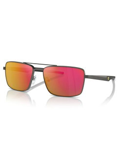 �X�N�[�f���A �t�F���[�� �����Y �A�N�Z�T���[ �T���O���X�E�A�C�E�F�A Scuderia Ferrari Men's Sunglasses FZ5001 Dark Gunmetal �K�����^��