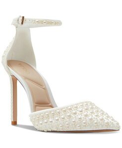 �A���h ���f�B�[�X �V���[�Y �p���v�X ALDO Women's Derperla Two-Piece Pearl Pumps White Multi �z���C�g