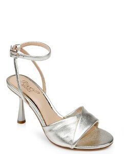 �W���E�F���_�O���C�~�V���J ���f�B�[�X �V���[�Y �T���_�� Jewel Badgley Mischka Kaia Dress Evening Sandal Gold Leather �S�[���h
