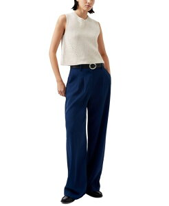 �t�����`�R�l�N�V���� ���f�B�[�X �g�b�v�X �V���c �N���[�l�b�N �x�X�g �Z�[�^�[ French Connection Women's Mozart Crewneck Sweater Vest Light Oatm