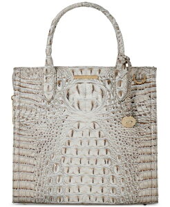 �y���������z �u�����~�� ���f�B�[�X �n���h�o�b�O �o�b�O Caroline Melbourne Embossed Leather Satchel Fairest Gr