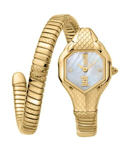�y���������z �W���X�g�J�o�� ���f�B�[�X �r���v �A�N�Z�T���[ Women's Serpente Mother of pearl Dial Watch - JC1L190M0035 Open Miscellaneous