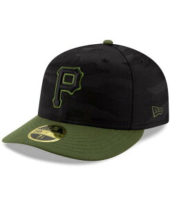 �y���������z �j���[�G�� �����Y �X�q �A�N�Z�T���[ Men's Pittsburgh Pirates Authentic Collection Alternate 3 On-Field 59FIFTY Fitted Hat Black