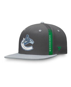 �y���������z �t�@�i�e�B�N�X �����Y �X�q �A�N�Z�T���[ Men's Charcoal Vancouver Canucks Authentic Pro Home Ice Snapback Hat Charcoal