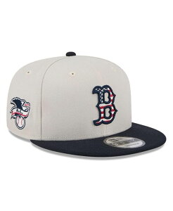�y���������z �j���[�G�� �����Y �X�q �A�N�Z�T���[ Men's Black Boston Red Sox 2024 Fourth of July 9FIFTY Snapback Hat Khaki