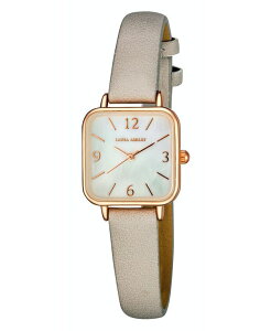 ���[���A�V�����C ���f�B�[�X �A�N�Z�T���[ �r���v Laura Ashley Women's Gray Polyurethane Strap Watch 24mm Gray �O���[