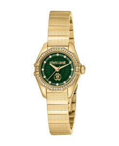 xgJ@ fB[X ANZT[ rv TVc Roberto Cavalli Women's Quartz Gold-tone Stainless Steel Watch 26mm Gold S[h