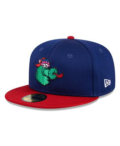 �j���[�G�� �����Y �A�N�Z�T���[ �X�q New Era Men's Navy Philadelphia Phillies 2024 Batting Practice 59FIFTY Fitted Hat Navy �l�C�r�[