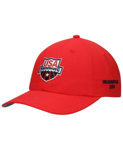 �C���y���A�� �����Y �A�N�Z�T���[ �X�q Imperial Men's Red USA Swimming 2024 Olympic Trials The Original Adjustable Hat Red ���b�h