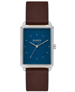 yz XJ[Q Y rv ANZT[ Men's Hagen Three Hand Brown Pro-Planet Leather 36mm Brown