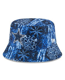 ニューエラ メンズ アクセサリー 帽子 New Era Men's Navy Dallas Cowboys Shibori Bucket Hat Navy ネイビー