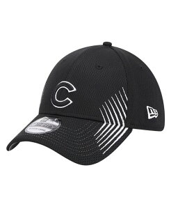 �j���[�G�� �����Y �A�N�Z�T���[ �X�q New Era Men's Black Chicago Cubs Active Dash Mark 39THIRTY Flex Hat Black �u���b�N