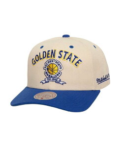 ~b`F&lX Y ANZT[ Xq Mitchell & Ness Men's Cream/Royal Golden State Warriors 7x NBA Champions Soul Legacy Defined Snapback Hat Cream Royal N[