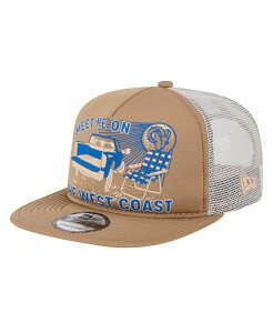 �j���[�G�� �����Y �A�N�Z�T���[ �X�q New Era Men's Tan Los Angeles Rams Meet Me 9FIFTY Snapback Hat Tan �^��