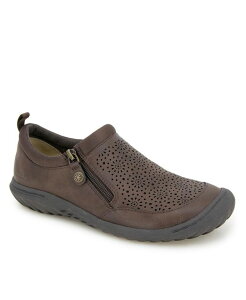 �W���C�r�[���[ ���f�B�[�X �V���[�Y �p���v�X JBU Women's Avery Round Toe Flats Brown �u���E��