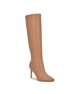 iCEFXg fB[X V[Y u[cECu[c Natural Leather Nine West Women's Richy Pointy Toe Dress Boots