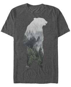 �t�B�t�X�T�� �����Y �g�b�v�X T�V���c Fifth Sun Men's Bear Mountain Short Sleeve Crew T-shirt Charcoal Heather �`���R�[��