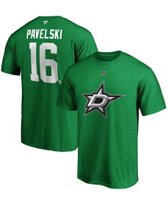 �t�@�i�e�B�N�X �����Y �g�b�v�X T�V���c Fanatics Men's Joe Pavelski Kelly Green Dallas Stars Player Authentic Stack Name and Number T-shirt Kelly Green �O���[��