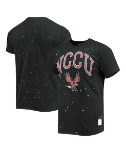 IWi g uh Y gbvX TVc Original Retro Brand Men's Black North Carolina Central Eagles Bleach Splatter T-shirt Black ubN