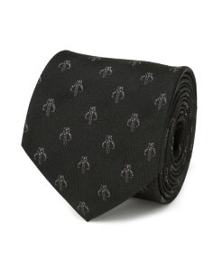 X^[ EH[Y Y ANZT[ lN^C VN Star Wars Men's Mandalorian Silk Tie Black ubN