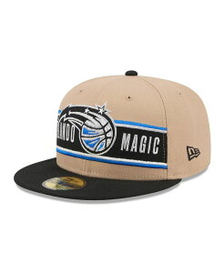 �j���[�G�� �����Y �A�N�Z�T���[ �X�q New Era Men's Tan/Black Orlando Magic 2024 NBA Draft 59FIFTY Hat Tan Black �u���b�N